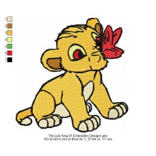 The Lion King 01 Embroidery Designs